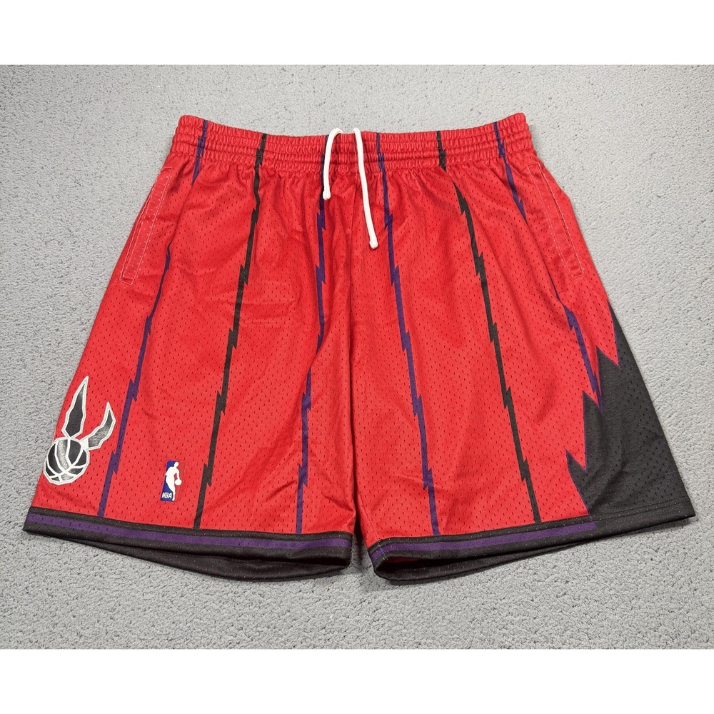 Toronto Raptors Shorts Mens XL Red NBA Basketball Mitchell & Ness Swingman